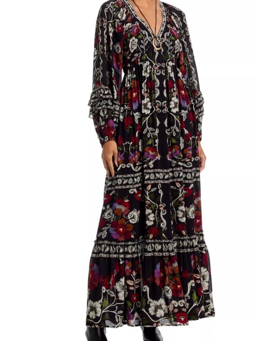 Farm rio Rococo flowers maxi dress